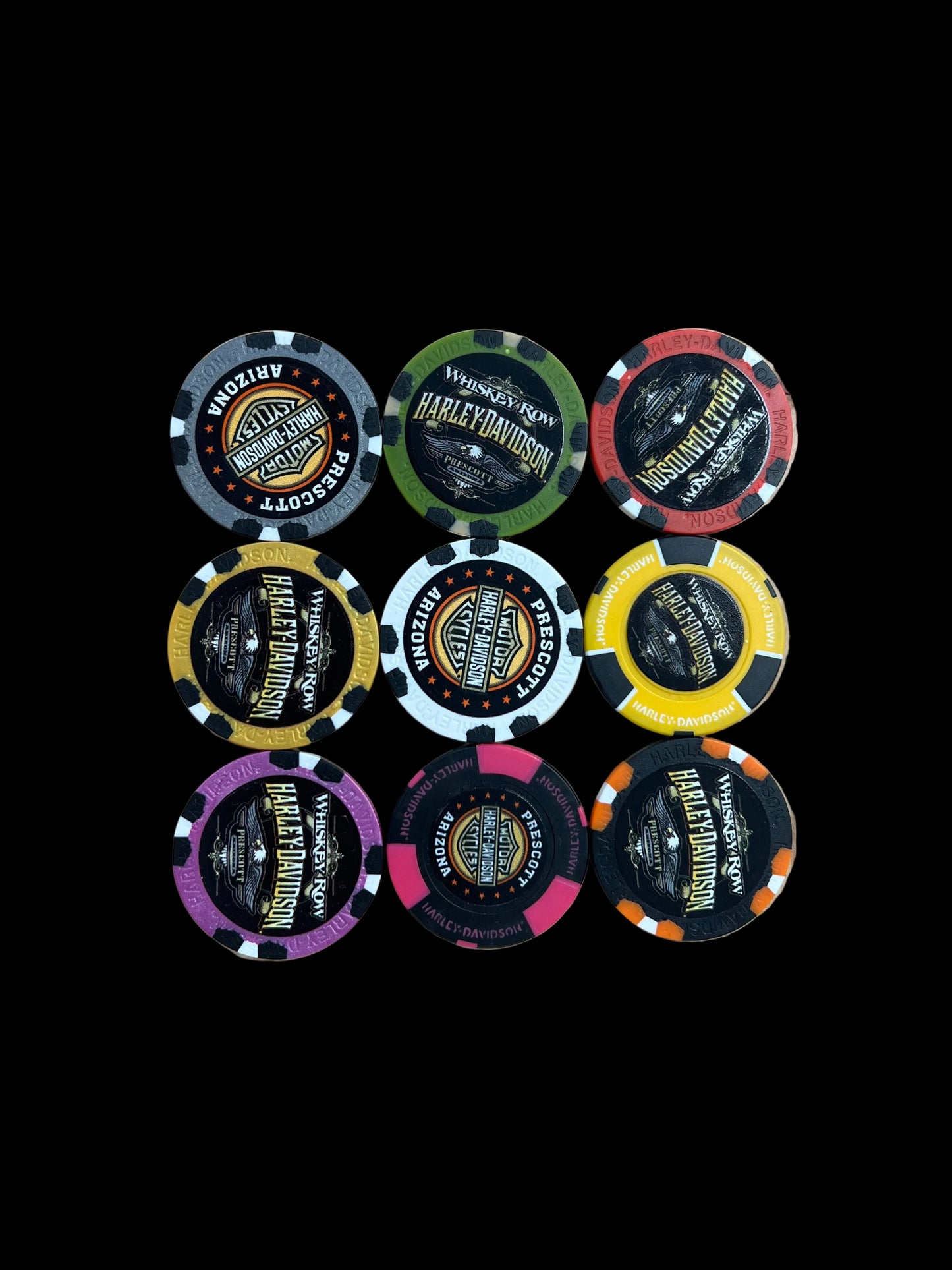 Whiskey Row Poker Chips