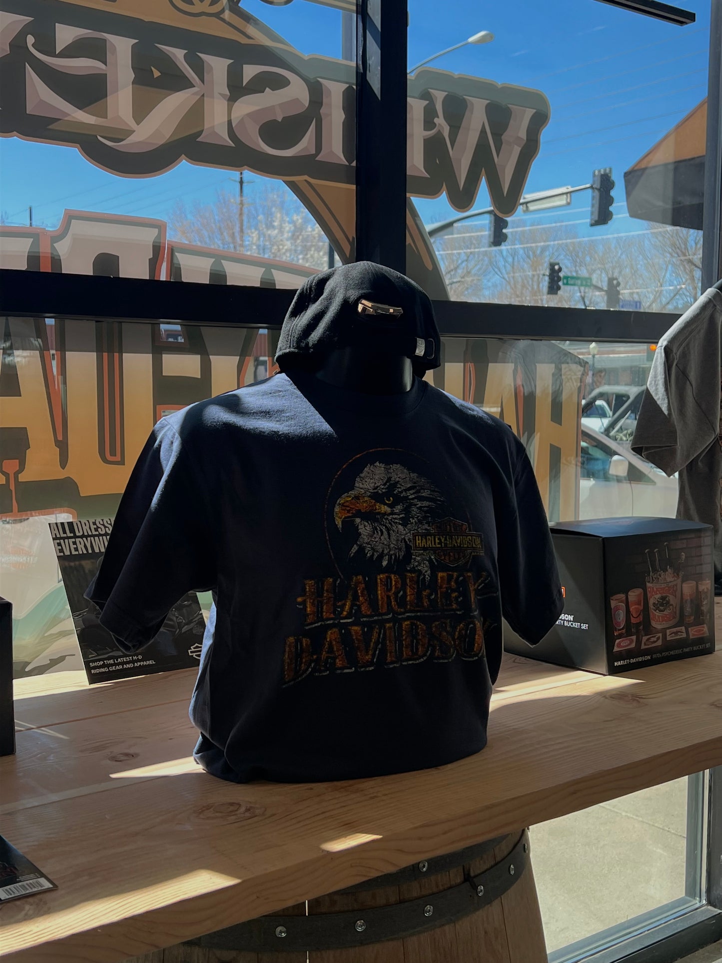 H-D Classic Eagle Mens Mood Indigo