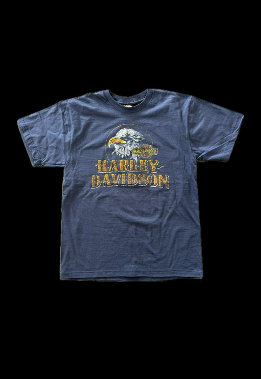 H-D Classic Eagle Mens T - Mood Indigo