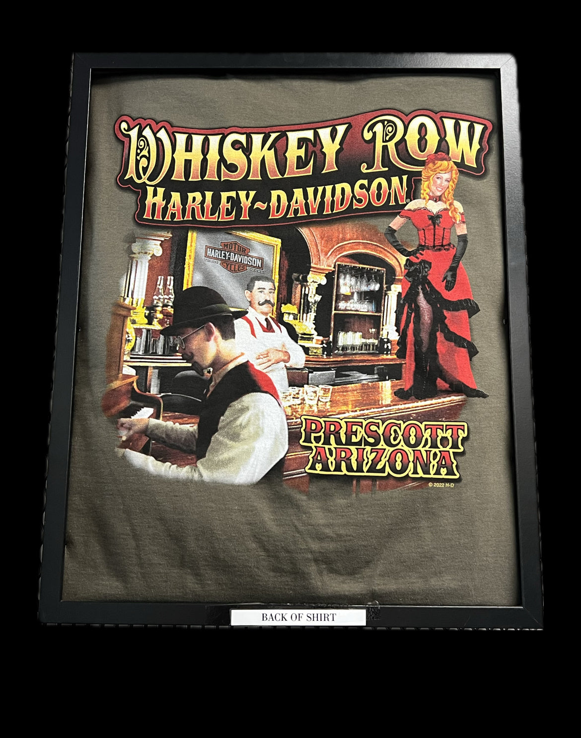 H-D B&S Outline Mns T Grape Leaf