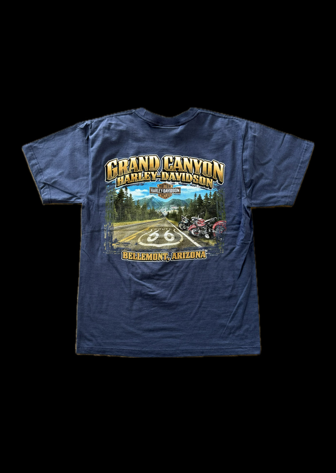 H-D Classic Eagle Mens T - Mood Indigo