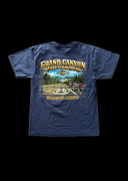 H-D Classic Eagle Mens T - Mood Indigo